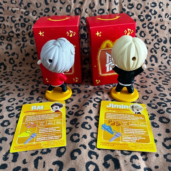 McDonald's Happy Meal BTS Tiny Tan Jimin and RM Toy - Picture 2 of 6